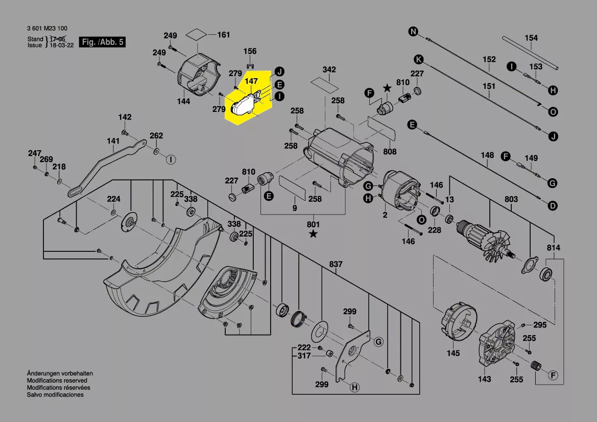Variateur de vitesse réf. 1 609 B04 913 Bosch